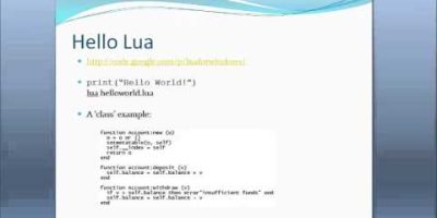 The Lua Scripting Language