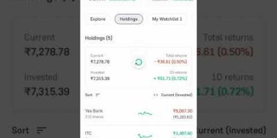 groww long-term investment portfolio growth #stockmarket