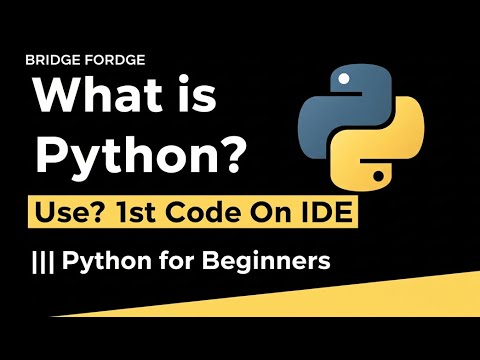 How To Use Python Ide What is Python ? Use? 1st Code On IDE || Python for Beginners #3 ...