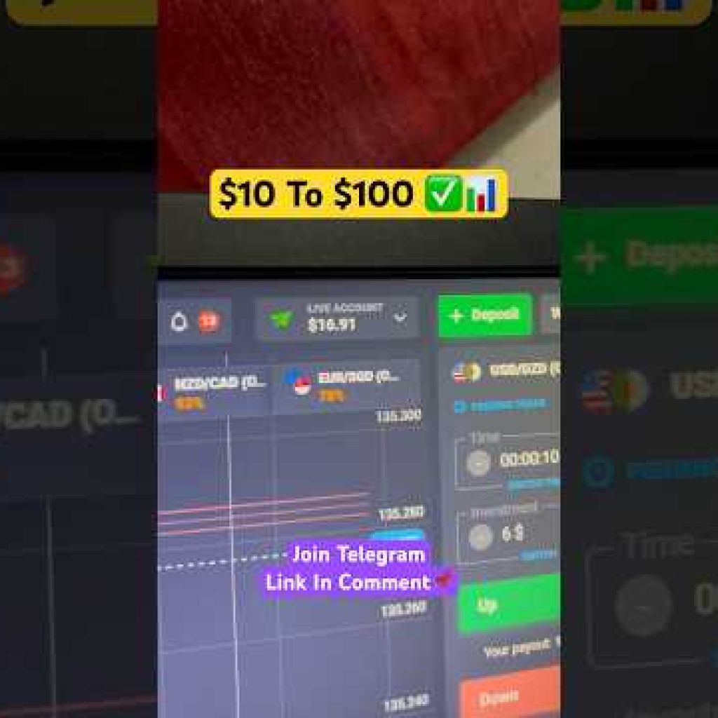 $10 to $100 In Quotex || Compounding Strategy In Binary Options #quotex #binaryoptions