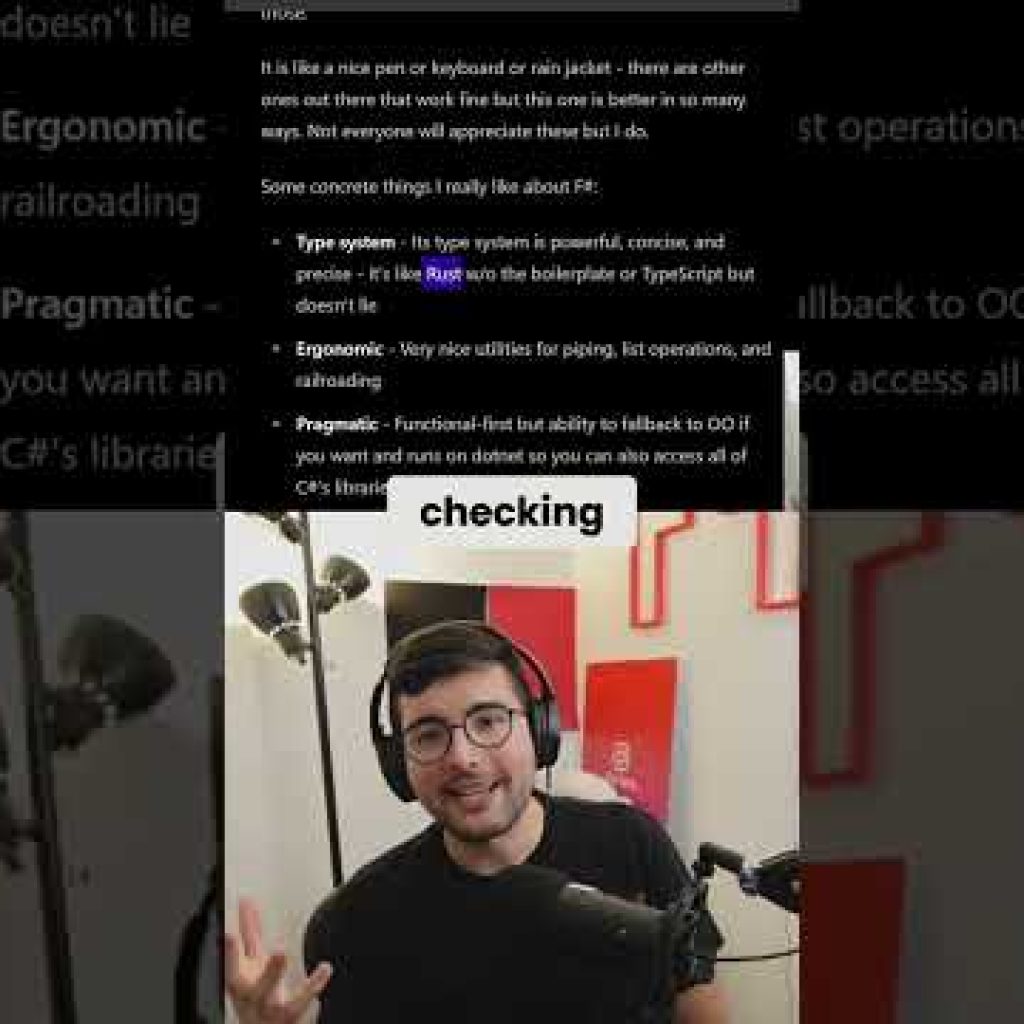 3 Reasons I like Coding with F#