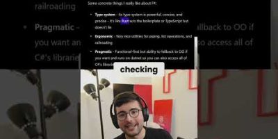 3 Reasons I like Coding with F#