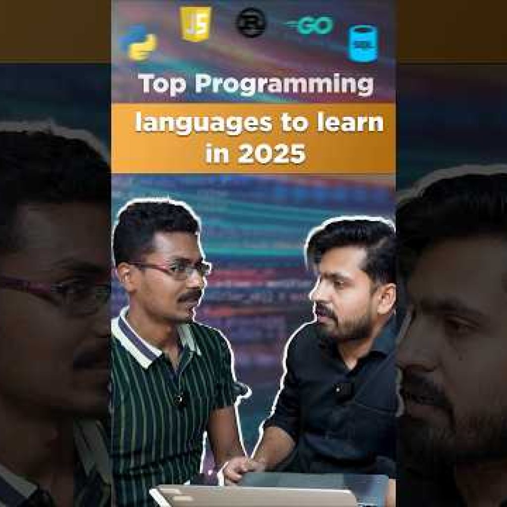 🔥Top 5 Programming Languages to Learn in 2025 for Career Growth #short#simplilearn