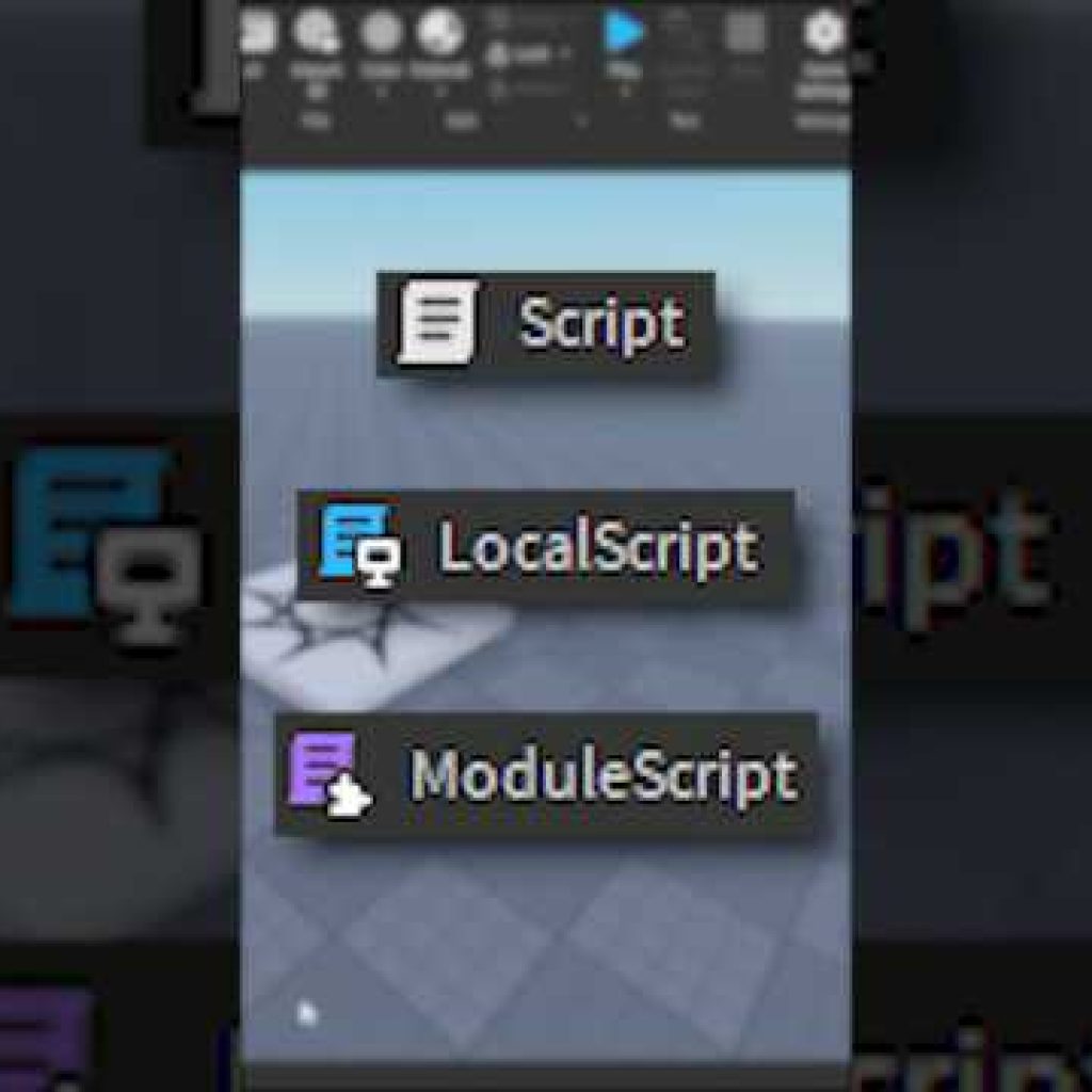 Scripts, Localscripts, and Modulescripts explained in under a MINUTE | Roblox Studio #roblox #lua