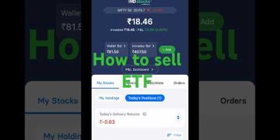 βπ Step-by-Step Guide to Selling ETFs on INDmoney ππ°β #shorts #viral #trending