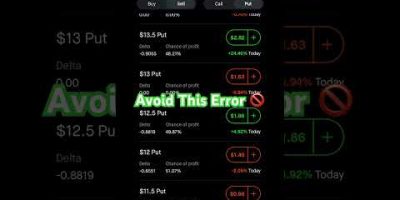 The Secret to Winning with Options Trading ๐ #stocks #stocktrading #robinhood #robinhoodmarkets