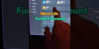 First Trade on $5k Funded Account #forex #maven #propfirm #india
