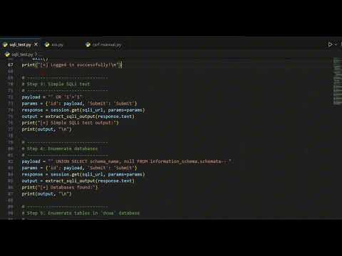 SQLi Injection - Basic Python Script - UshopWell.com