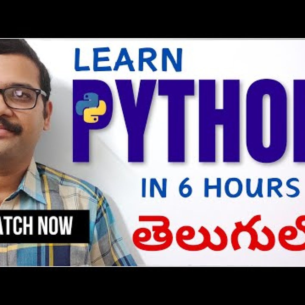 తెలుగులో Python నేర్చుకోండి | Learn Python Programming from Basics with Examples 2025