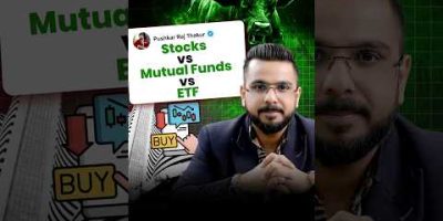 Stocks VS Mutual Funds VS ETF || #Day2