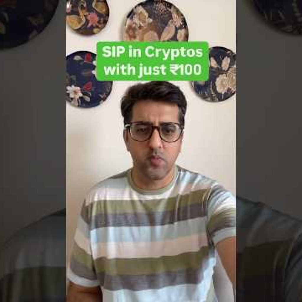 SIP IN CRYPTOS WITH JUST₹100?#bitcoin #sip #crypto #investmenttips #financetips #trading #investing