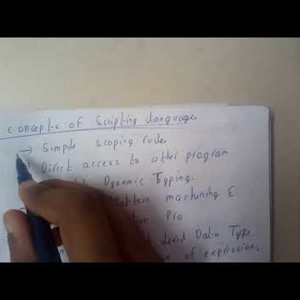 18  introduction to scripting languages