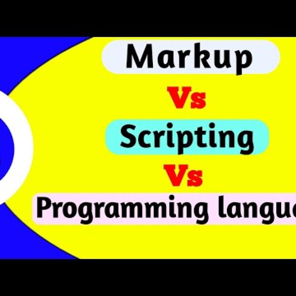 Topic#2:- How to differentiate Markup language, Scripting and programming language in hindi