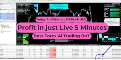 Live Forex Trading With AI Robot Expert Advisor | Automated Scalper EA (AI #Forex Trading Bot)