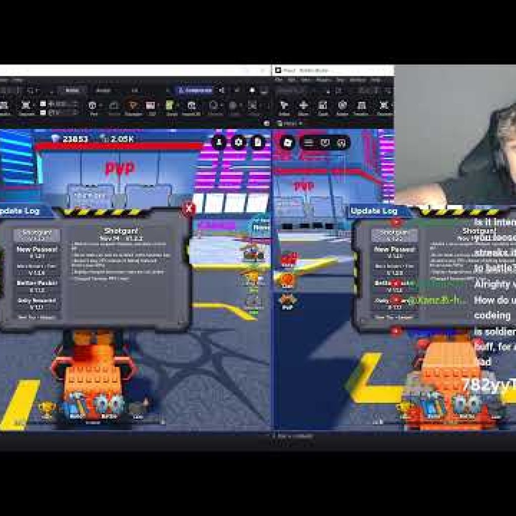 coding LIVE 1v1s 💥 (Crash Bots Roblox)