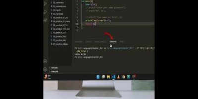 How to Run code (program) in the terminal in VS Code! 🚀💻 #VSCode