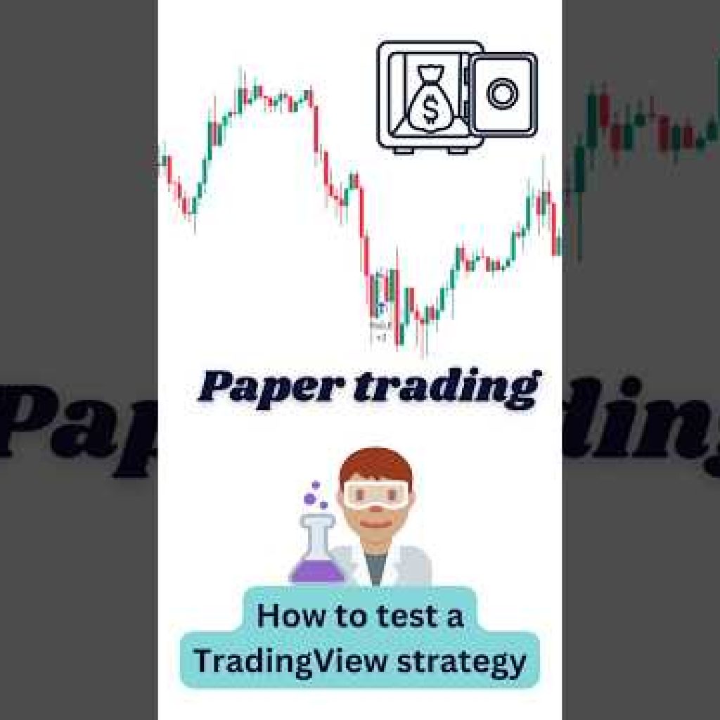Test an automated TradingView strategy with paper trading