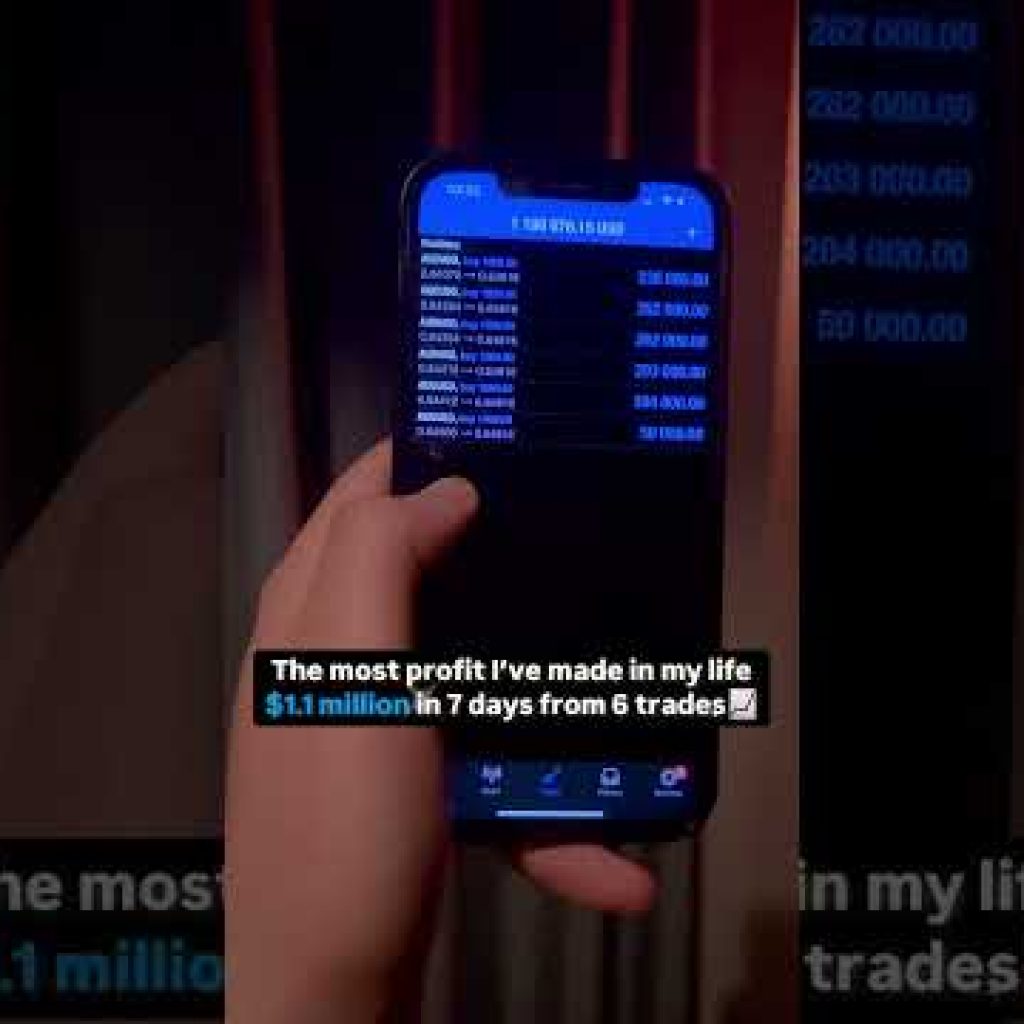 $1.1 million profit from 6 Forex trades 📈💰 #trading #forex