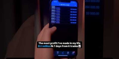 $1.1 million profit from 6 Forex trades ππ° #trading #forex