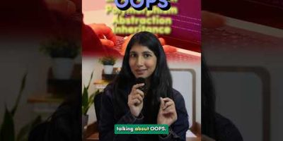 OOPS concepts explained in 50 seconds |
