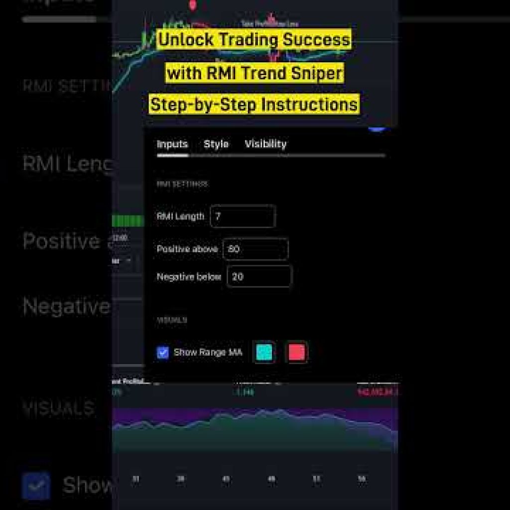 Unlock Trading Success with RMI Trend Sniper Step-by-Step Instructions #trading #indicator
