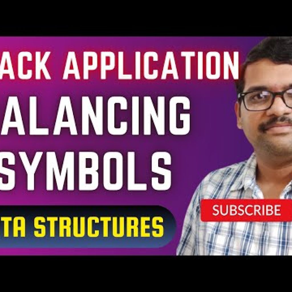 DS_21-Check Balanced Parentheses Using Stack | Data Structures in C | DSA using C