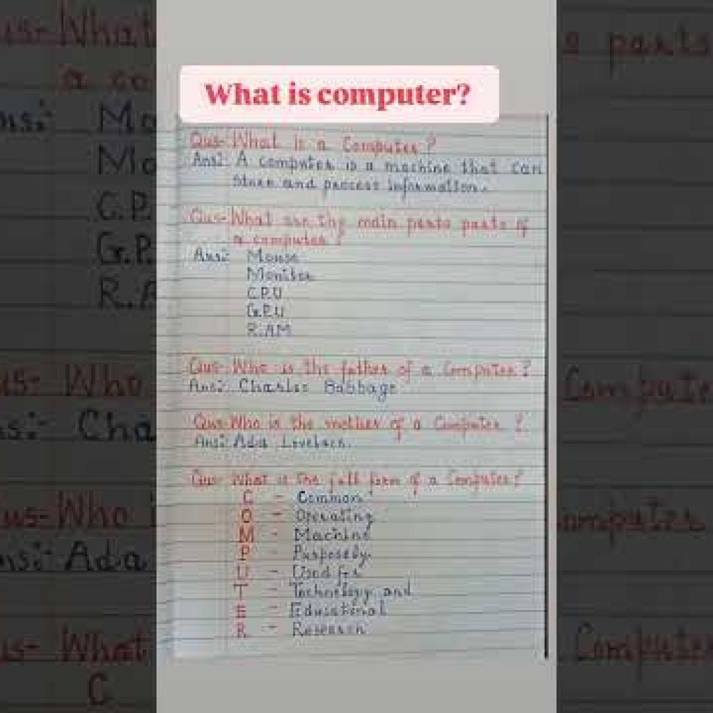 What is computer?? #computer #ytshorts