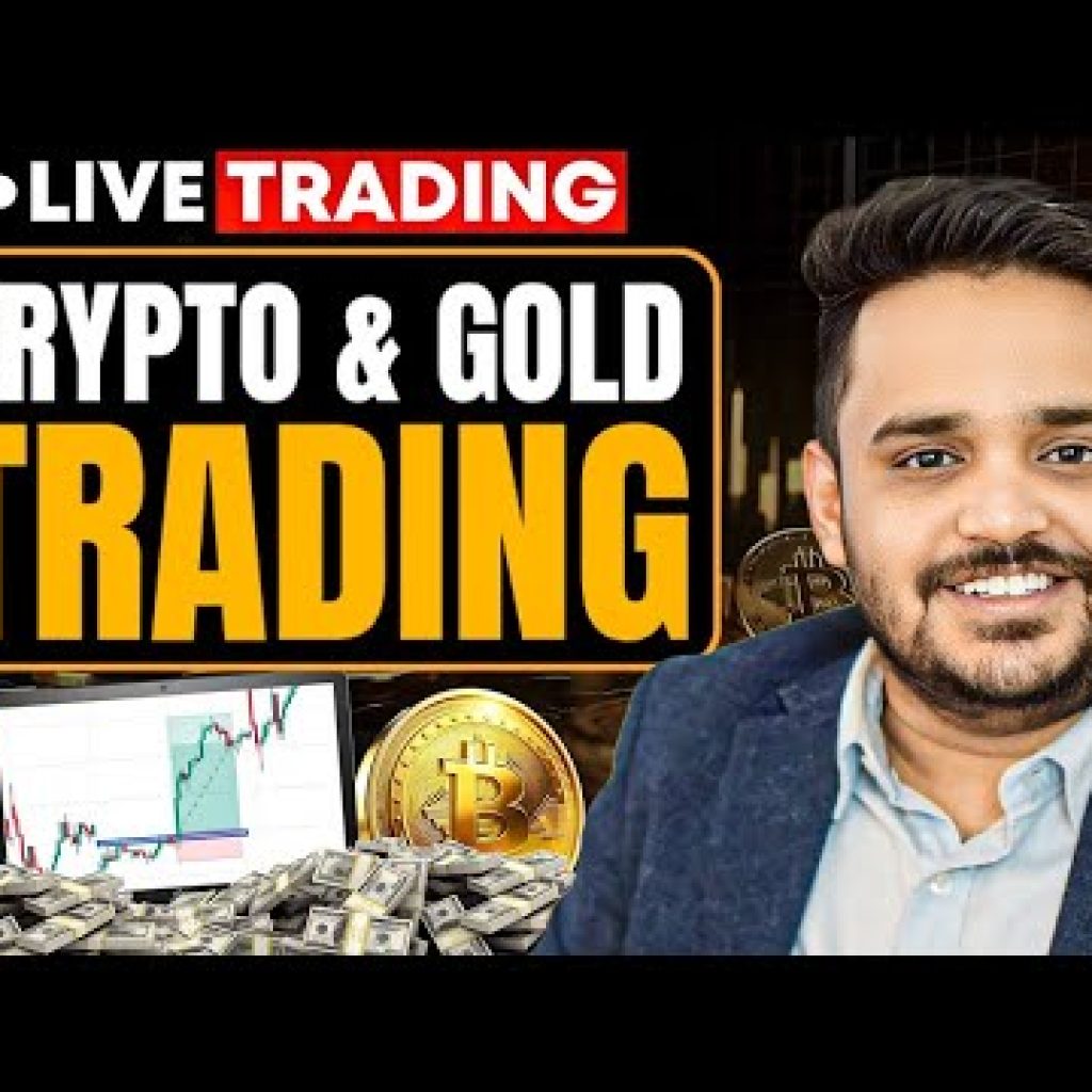 Live Crypto & Gold Analysis and trading || #btc #crypto #gold #forex