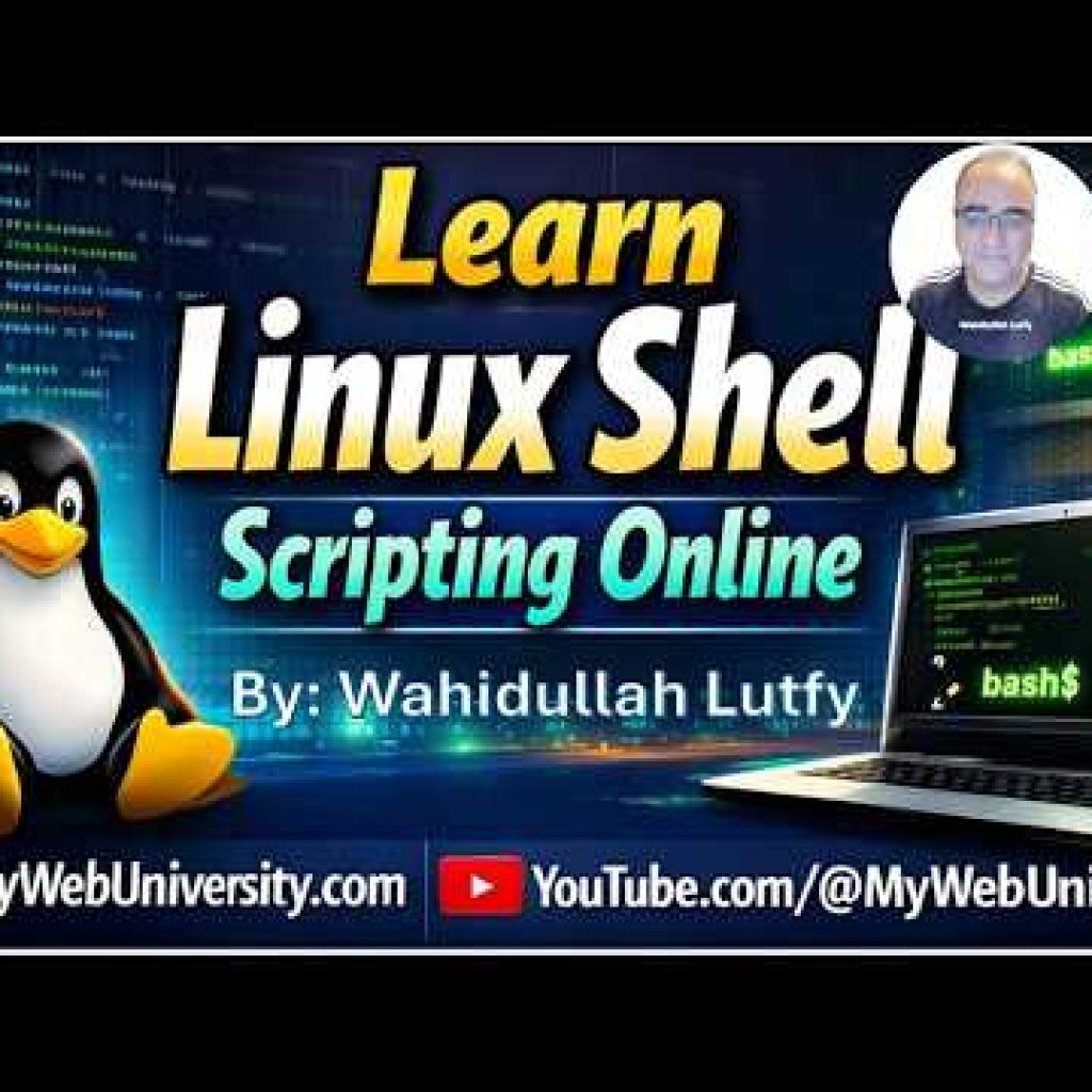 Learn Linux Shell Scripting Online @mywebuniversity