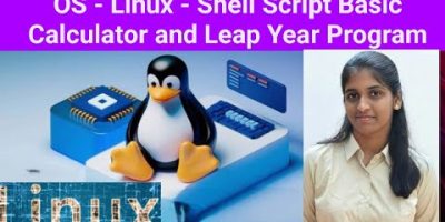 OS – Linux – Shell script – Basic calculator and Leap year program | Part 3