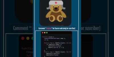Can You Make This Teddy Hug? 🧸✨ #coding #uidesignlearning #webdesign