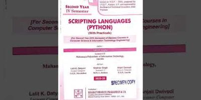 My next Book Published “Scripting Languages (Python)” #python #coding #trending #short #viral