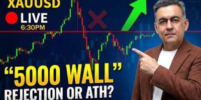 GOLD $5000 WALL: Rejection Zone or New All-Time High? XAUUSD Live Analysis