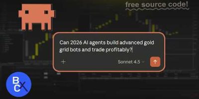 🟧FREE CODE! | Can 2026 AI agents build advanced gold grid bots and trade profitably? #aitrading