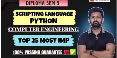 SCRIPTING LANGUAGE PYTHON TOP 25 MOST IMP QUESTIONS FOR GTU EXAM | GTU DIPLOMA ENGINEERING SEM 3