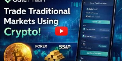 Gate TradFi Explained: How to Trade Stocks, Gold & Forex Using Crypto (Step-by-Step)