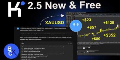 FREE CODE! | Build a Gold Grid Trading Bot in 10 Mins… Here are the Results! | Kimi K2.5 AI