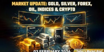 Gold, Silver, Forex, Oil, Indices & Crypto | Intraday Trade Setups + Macro Outlook | Feb 3, 2026