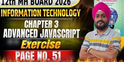 Class 12th IT Chapter 3 I Advanced Java script | Lecture 11 #class12thit #informationtechnology