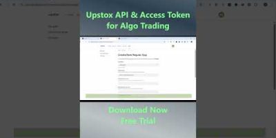 Upstox API Integration Tutorial | OAuth Login & Access Token Explained #darklogicalgo #nifty