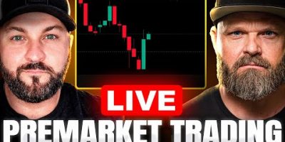LIVE TRADING: Hunting The Market Open! (NASDAQ, DOW, Gold & Bitcoin) #2