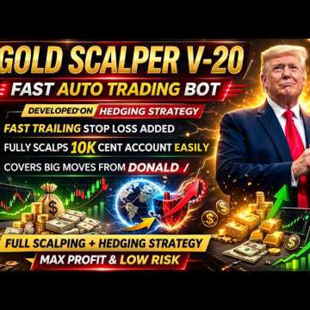 Gold Scalper V20 🔥 Fast Auto Trading Bot  100$ Cent Account Live Proof || Forex trading Algo ||