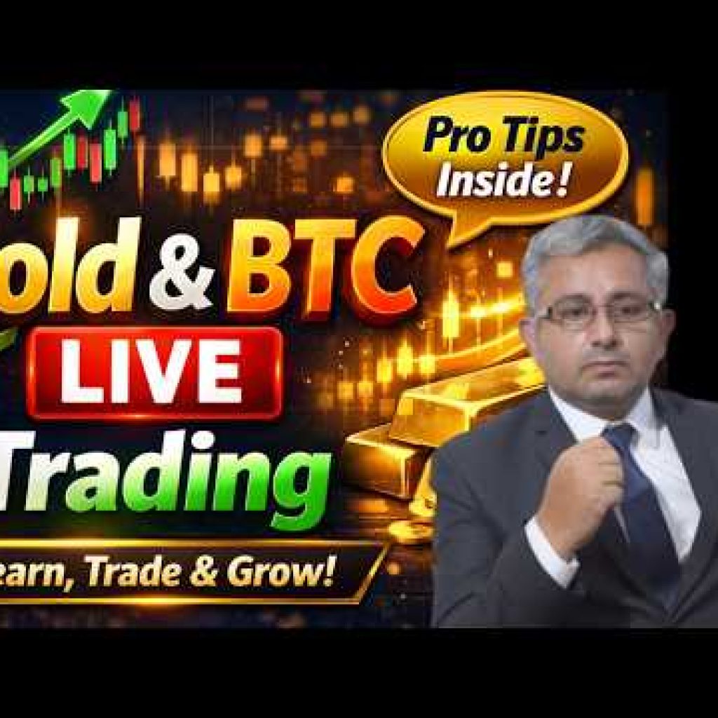 Live Gold & Bitcoin Market Analysis | Practical & Educational Trading Session no.1620
