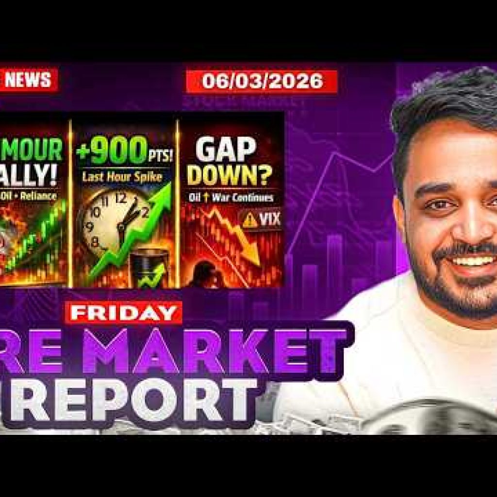 Pre Market Report and Analysis | Nifty & Sensex Pre Market Analysis | Pre Market Report 6 March 2026