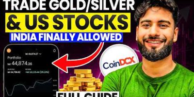 How to Trade Gold, Silver & US Stocks on CoinDCX | No Forex, No Crypto Needed | Vishal Techzone