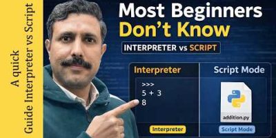 Interactive mode and script mode in python | Python for beginners | Computer science