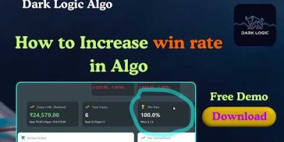 How to increase win rate in algo trading | Dark Logic Algo #nifty #algorithmictrading #scalpingbot