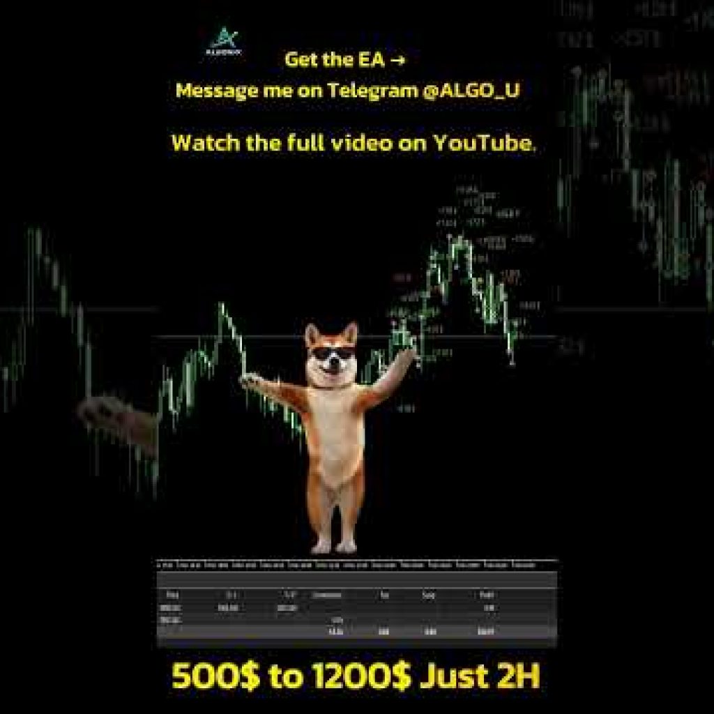 GOLD EA PROFIT 🔥 $500 → $1200+ #Algonix_Ea