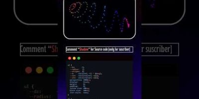 3D Sphere animation using css #coding #html #webdesign #htmlcss @Mr.Shadow_code