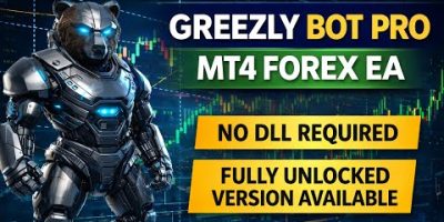 Greezly Bot Pro MT4 EA – Best Forex Trading Robot 2026 | No DLL Automated Scalping Bot